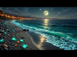 Fall Asleep Fast with Ocean Sounds at Night • Stop Overthinking, Heal Stress, Anxiety