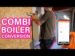 Combi boiler heating conversion - Rear house extension