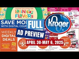 *FULL AD* Kroger Ad Preview for 4/30-5/6 | Cinco de Mayo, Mother's Day, & Graduation Deals