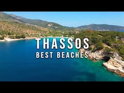 5 Best Beaches on Thassos Island Greece 🇬🇷