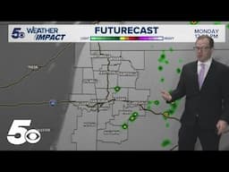 Latest Weather | Mostly cloudy skies overnight, some spotty showers