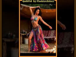 AI Creates the Gypsy Dancer of my Dreams by FlaskArchitect #virtualbeings ##flaskarchitect #python