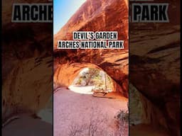 Devil’s Garden has some of the best kept secrets in Arches! #travelvlog #nationalpark #hiking #yt