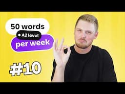 Russian Vocabulary - 50 words per week #10 | A2 level