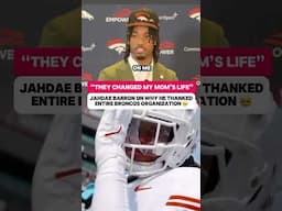 Gets drafted to the NFL and thinks about Mom before himself 🥹