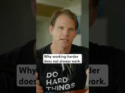 3 ways to work smarter vs. harder. #goals #mindset #motivation #growth
