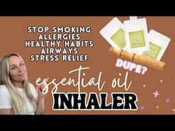 How to Use an Essential Oil Inhaler | FUM Dupe Tutorial