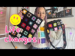 Granny Square bags & life changes ♡  HG Designs Crochet ♡
