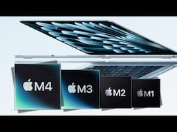 EVERY DIFFERENCE! - M4 MacBook Air vs. M3 / M2 / M1