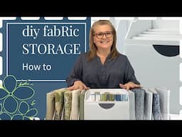 🎨HOW TO: Sewing Room Storage Organization: Fun and Affordable DIY