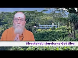 Satguru Webinar: Sivathondu: Service to God Siva