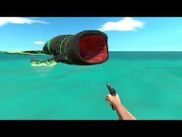 Hunting Bloop In First Person! Underwater Monster Battle | Animal Revolt Battle Simulator