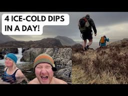Cold Water Challenge - 4 Freezing Dips in one Hike