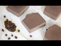 Homemade coffee soap☕️ Luxurious natural coffee & cocoa soap recipe