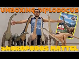 Unboxing Diplodocus, Sauropodos Mattel🦕