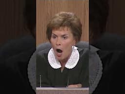 Don't be disrespectful in Judge Judy's court! #judgejudy #shorts