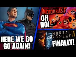 Batman & Superman Movie, Incredibles 3 Upsetting Update, Mortal Kombat 2 Trailer Date & MORE!!