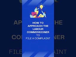 How to approach the labour commissioner #labourlaw #labourcommissioner #job #jobs #employee