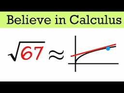 Believe in calculus, NOT calculators!