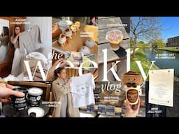 THE WEEKLY VLOG | shop with me + haul, m&s food shopping, day in Cambridge, jellycats & iced coffee