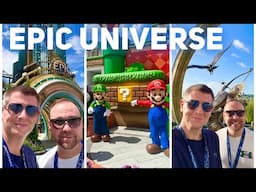 UNIVERSAL EPIC UNIVERSE | FIRST TIME VISITING THIS AMAZING NEW THEME PARK