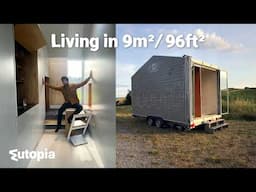 The invention of an Italian architect: “I live in a 9 m² / 96 ft off-grid”