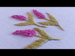 Beginners Friendly Beautiful Flower Embroidery Design