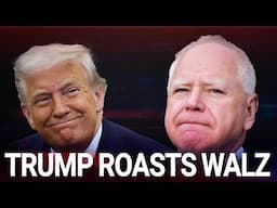 Donald Trump savagely roasts 'sick puppy' Tim Walz