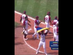 🇻🇪💥 That moment when you hit a walk-off home run for your country!