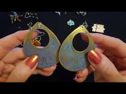 ASMR | Earrings Show & Tell | Converting Earrings to Clip-On (Whisper)