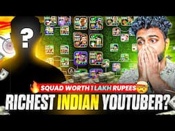 IS HE THE INDIA’S RICHEST YOUTUBER?🔥 | RICH OPPONENT 🆚 POOR WING MASTER | SQUAD WORTH 1 LAKH RUPEES💰