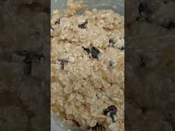 #shorts cómo se hacen galletas de Avena y banano