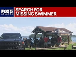 Man missing in Lake Lanier after jumping in to swim