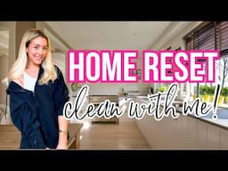 SPRING 2025 WEEEKLY HOME RESET CLEAN WITH ME! CLEANING MOTIVATION + ENCOURAGEMENT FOR BUSY MOMS!