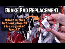 How to change brake pads on the KTM 500 EXC-F.