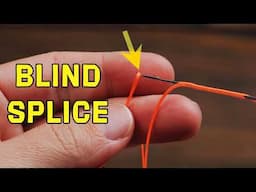 Blind Spliced Loop: The BEST Way to Attach Fly Line to Backing