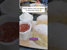 POV: You Find Scones, Cream & Jam After Years of Living in Asia 😂