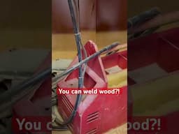 Welding Wood?!🤯