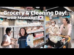 Korea Vlog: Grocery run + haul and cleaning!    Mommy Haidee Vlogs