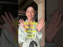 One Thing For Joy- Day 3! Did you like the final look? ☠️