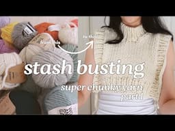 Designing new things and finally getting through my yarn stash
