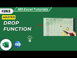 Mastering Excel's DROP Function: Step-by-Step Guide