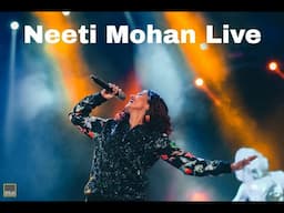Neeti Mohan Live Performance in aligarh numasih 2025 #jubinnautiyal