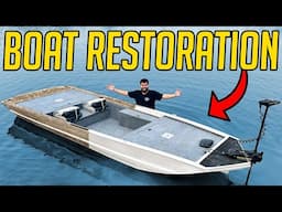 I Restored A JUNKYARD Boat and Made it BRAND NEW!