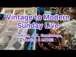 Vintage to Modern Sunday Live Jay King Sterling & Gemstones #vintage #jewelry