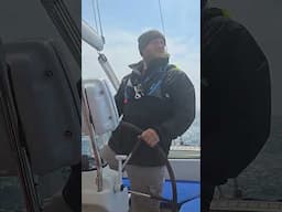 Spend 1 minute at sea with us 🥰 #sailing #boating #ocean #sailing #oceansounds #uksailing #dolphin
