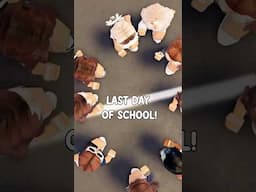 Last Day Of School! 😭🎓 #berryave #berryavenue #roblox #robloxrp #brookhaven #bloxburg