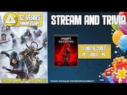 Access The Animus - 12th Anniversary Stream!