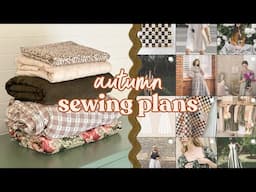 My Autumn Sewing Plans (Time To Start Sewing Again!) | SEWING IDEAS + INSPIRATION