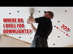 Getting downlight positions right FIRST TIME